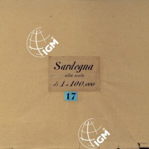 ISOLA DI SARDEGNA, SARDEGNA ALLA SCALA DI 1 a 100.000 - COPERTINA.