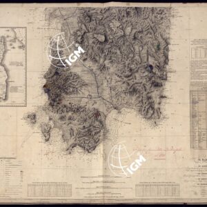 CARTA DELL'ISOLA E REGNO DI SARDEGNA - FOGLIO SUD.