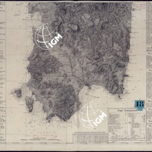 CARTA MINERARIA E STRADALE DELL'ISOLA DI SARDEGNA - FOGLIO SUD.