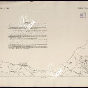 ATLANTE DELL'ISOLA DI SARDEGNA - FOGLIO VIII PORTO TORRES.