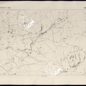 ATLANTE DELL'ISOLA DI SARDEGNA - FOGLIO XIV OZIERI.