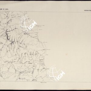 ATLANTE DELL'ISOLA DI SARDEGNA - FOGLIO XVI SINISCOLA.