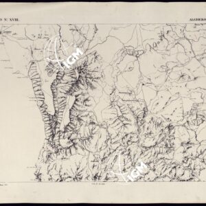 ATLANTE DELL'ISOLA DI SARDEGNA - FOGLIO XVIII ALGHERO.