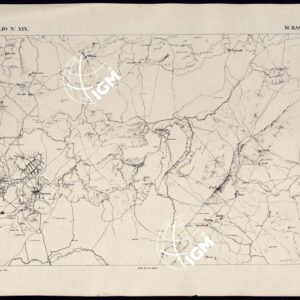 ATLANTE DELL'ISOLA DI SARDEGNA - FOGLIO XIX MONTU RASU.