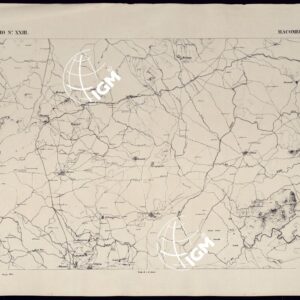 ATLANTE DELL'ISOLA DI SARDEGNA - FOGLIO XXIII MACOMER.