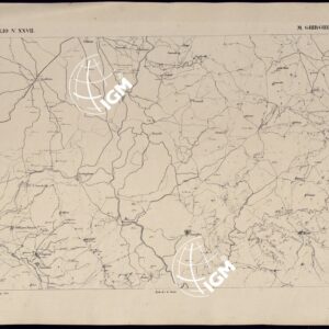 ATLANTE DELL'ISOLA DI SARDEGNA - FOGLIO XXVII MONTE GHIRGHINI.