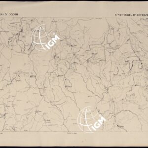 ATLANTE DELL'ISOLA DI SARDEGNA - FOGLIO XXXIII SANTA VITTORIA D'ESTERZILI.