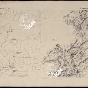 ATLANTE DELL'ISOLA DI SARDEGNA - FOGLIO XLI M. SERPEDDI.