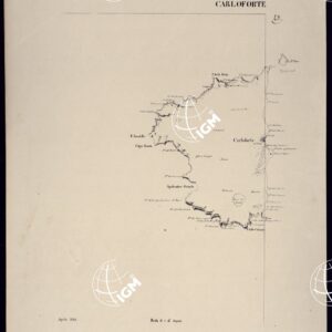 ATLANTE DELL'ISOLA DI SARDEGNA - FOGLIO 43 CARLOFORTE.