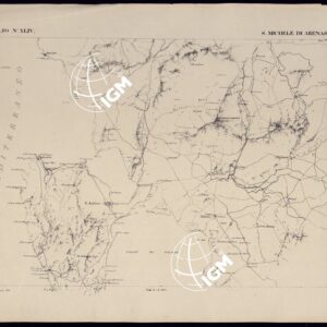 ATLANTE DELL'ISOLA DI SARDEGNA - FOGLIO XLIV S. MICHELE DI ARENAS.