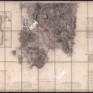 CARTA DELL'ISOLA E REGNO DI SARDEGNA - FOGLIO SUD.