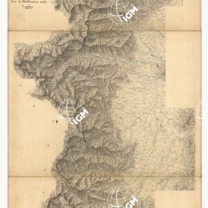 CARTA MERAMENTE DIMOSTRATIVA DELLA CATENA PRINCIPALE DELLE ALPI OCCIDENTALI E DEL CORSO DEL VARO SINO AL MEDITERRANEO