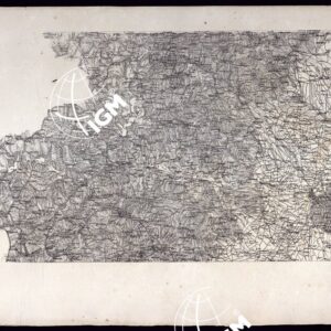 CARTA MERAMENTE DIMOSTRATIVA DELLA CATENA PRINCIPALE DELLE ALPI OCCIDENTALI E DEL CORSO DEL VARO SINO AL MEDITERRANEO - FOGLIO 2