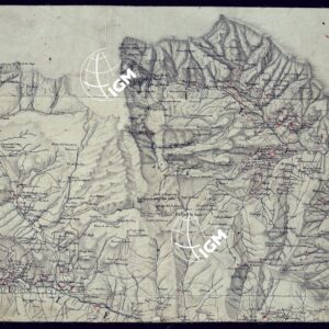 CARTA DEL VERSANTE ORIENTALE DEL ALPI TRA MONVISO E L'ENCIASTRAIA - FOGLIO 2°.