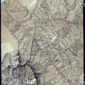 CARTA DEL VERSANTE ORIENTALE DEL ALPI TRA MONVISO E L'ENCIASTRAIA - FOGLIO 4°.