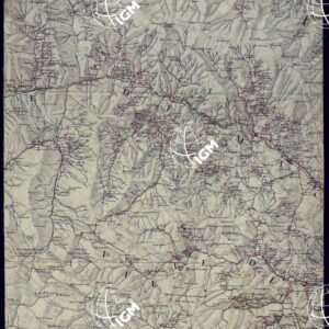 CARTA DEL VERSANTE ORIENTALE DEL ALPI TRA MONVISO E L'ENCIASTRAIA - FOGLIO 5°.