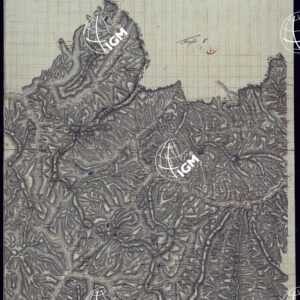 PIANO TOPOGRAFICO DELLE VALLI DI BRIANZONE DI QUEIRAS E DI PARTE DELL'UBAJE ED UBAJETTA IN FRANCIA - FOGLIO 1.