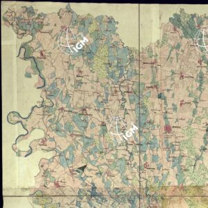 RIDUZIONE DELLA CARTA DELLA LOMELLINA E VIGEVANASCO O DELLA PROVINCIA DI MORTARA SCALA DI 1 A 33.075 OSSIA 14 DI SAVOJA - Savoja