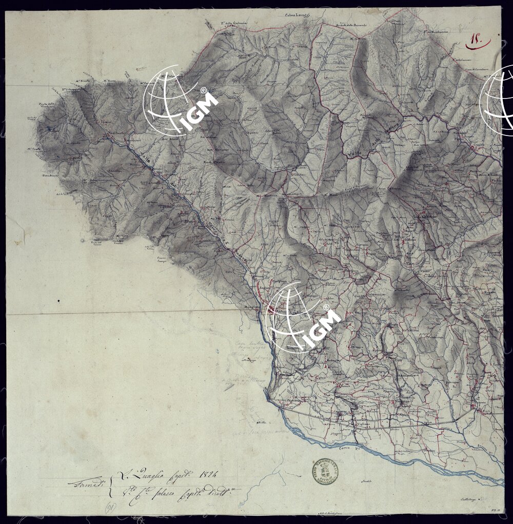 LEVATE TOPOGRAFICHE DELL'ALTO E BASSO NOVARESE - FOGLIO 15.
