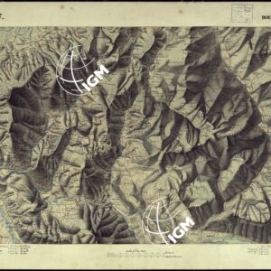 CARTA TOPOGRAFICA DEGLI STATI DI TERRA FERMA DI S.S.R.M. CARLO ALBERTO RE DI SARDEGNA FATTA DAL CORPO DELLO STATO MAGGIORE COMANDATO DAL TEN.TE GEN.LE B.NE DI MONTHOUX ALLA SCALA DI 1 50.000 1831 - FOGLIO F.7 BOEGE.