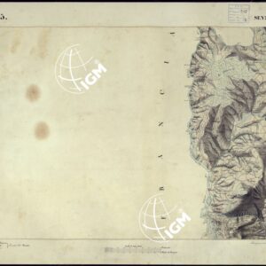 CARTA TOPOGRAFICA DEGLI STATI DI TERRA FERMA DI S.S.R.M. CARLO ALBERTO RE DI SARDEGNA FATTA DAL CORPO DELLO STATO MAGGIORE COMANDATO DAL TEN.TE GEN.LE B.NE DI MONTHOUX ALLA SCALA DI 1 50.000 1831 - FOGLIO G.5 SEYSSEL.