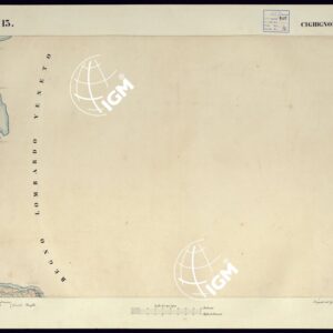 CARTA TOPOGRAFICA DEGLI STATI DI TERRA FERMA DI S.S.R.M. CARLO ALBERTO RE DI SARDEGNA FATTA DAL CORPO DELLO STATO MAGGIORE COMANDATO DAL TEN.TE GEN.LE B.NE DI MONTHOUX ALLA SCALA DI 1 50.000 1831 - FOGLIO H.13 CIGHIGNOLA.