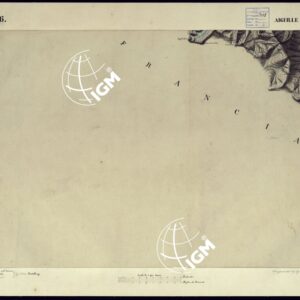 CARTA TOPOGRAFICA DEGLI STATI DI TERRA FERMA DI S.S.R.M. CARLO ALBERTO RE DI SARDEGNA FATTA DAL CORPO DELLO STATO MAGGIORE COMANDATO DAL TEN.TE GEN.LE B.NE DI MONTHOUX ALLA SCALA DI 1 50.000 1831 - FOGLIO M.6 AIGUILLE NOIRE.