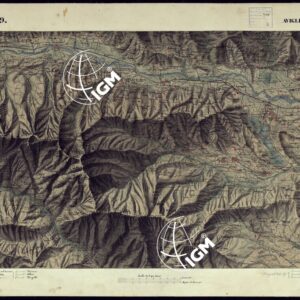 CARTA TOPOGRAFICA DEGLI STATI DI TERRA FERMA DI S.S.R.M. CARLO ALBERTO RE DI SARDEGNA FATTA DAL CORPO DELLO STATO MAGGIORE COMANDATO DAL TEN.TE GEN.LE B.NE DI MONTHOUX ALLA SCALA DI 1 50.000 1831 - FOGLIO M.9 AVIGLIANA.