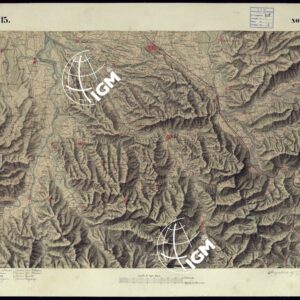 CARTA TOPOGRAFICA DEGLI STATI DI TERRA FERMA DI S.S.R.M. CARLO ALBERTO RE DI SARDEGNA FATTA DAL CORPO DELLO STATO MAGGIORE COMANDATO DAL TEN.TE GEN.LE B.NE DI MONTHOUX ALLA SCALA DI 1 50.000 1831 - FOGLIO O.13 NOVI.