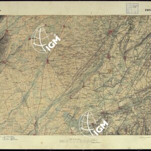CARTA TOPOGRAFICA DEGLI STATI DI TERRA FERMA DI S.S.R.M. CARLO ALBERTO RE DI SARDEGNA FATTA DAL CORPO DELLO STATO MAGGIORE COMANDATO DAL TEN.TE GEN.LE B.NE DI MONTHOUX ALLA SCALA DI 1 50.000 1831 - FOGLIO P.10 FOSSANO.