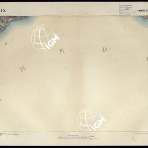 CARTA TOPOGRAFICA DEGLI STATI DI TERRA FERMA DI S.S.R.M. CARLO ALBERTO RE DI SARDEGNA FATTA DAL CORPO DELLO STATO MAGGIORE COMANDATO DAL TEN.TE GEN.LE B.NE DI MONTHOUX ALLA SCALA DI 1 50.000 1831 - FOGLIO Q.13 COCOLETTO.