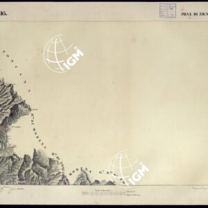 CARTA TOPOGRAFICA DEGLI STATI DI TERRA FERMA DI S.S.R.M. CARLO ALBERTO RE DI SARDEGNA FATTA DAL CORPO DELLO STATO MAGGIORE COMANDATO DAL TEN.TE GEN.LE B.NE DI MONTHOUX ALLA SCALA DI 1 50.000 1831 - FOGLIO Q.16 PIEVE DI ZIGNAGO.