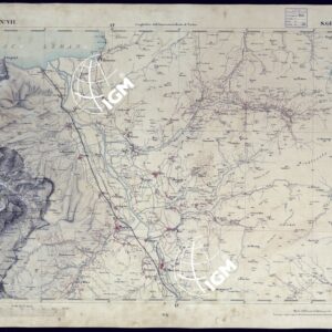 CARTA TOPOGRAFICA DEGLI STATI IN TERRAFERMA DI S.M. IL RE DI SARDEGNA ALLA SCALA DI 1 A 50.000 OPERA DEL CORPO REALE DELLO STATO MAGGIORE - FOGLIO N°VII S. GINGOLPH