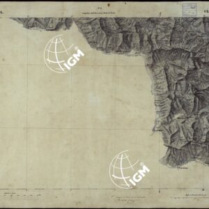 CARTA TOPOGRAFICA DEGLI STATI IN TERRAFERMA DI S.M. IL RE DI SARDEGNA ALLA SCALA DI 1 A 50.000 OPERA DEL CORPO REALE DELLO STATO MAGGIORE - FOGLIO N° L - CESANNE