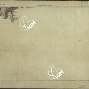 CARTA TOPOGRAFICA DEGLI STATI IN TERRAFERMA DI S.M. IL RE DI SARDEGNA ALLA SCALA DI 1 A 50.000 OPERA DEL CORPO REALE DELLO STATO MAGGIORE - FOGLIO N°XCI  NIZZA