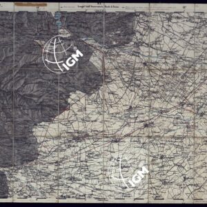 CARTA TOPOGRAFICA DEGLI STATI IN TERRAFERMA DI S.M. IL RE DI SARDEGNA ALLA SCALA DI 1 A 50.000 OPERA DEL CORPO REALE DELLO STATO MAGGIORE - FOGLIO N°52 PINEROLO