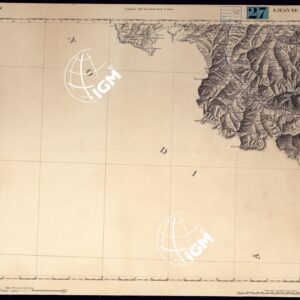 CARTA delle STRADE NEGLI STATI DI SUA MAESTA' IN TERRAFERMA PER USO DELL'ECCELL.MO CONSIGLIO SUPERIORE D'ACQUE E STRADE RIDOTTA DALLA GRAN CARTA TOPOGRAFICA DI RECENTE FORMATA DAL REAL CORPO DI STATO MAGGIORE GENERALE - FOGLIO N.IV - S.JEAN DE MAURIENNE.