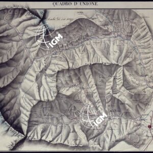 CARTA DI UNA PARTE DELL'ALTA OSSOLA - QUADRO D'UNIONE