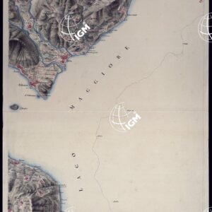 PIANO DI UNA PARTE DEL LAGO MAGGIORE COI TERRITORI DI CAMBIASCO, RONCO, PUNTA DI GHIFFA, MOGOGNINO.