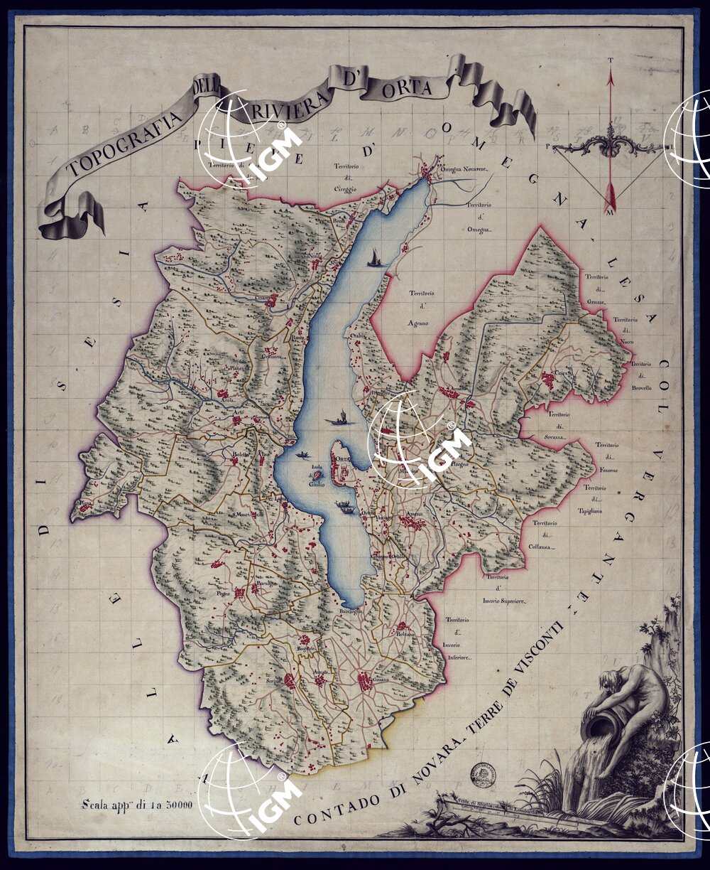 TOPOGRAFIA DELLA RIVIERA D'ORTA