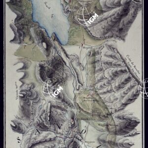 PLAN DU PLATEAU ET LAC DU GRAND MONTCENIS LEVE' AU MOIS VENDEMIAIRE AN 5° POUR LA NOUVELLE DEMARCATION.