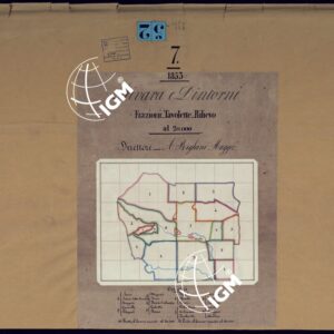 RIVARA E DINTORNI. FRAZIONI TAVOLETTE RILIEVO AL 20.000 - TAVOLA - QUADRO D'UNIONE.