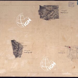 RIVARA E DINTORNI. FRAZIONI TAVOLETTE RILIEVO AL 20.000 - TAVOLA 2.