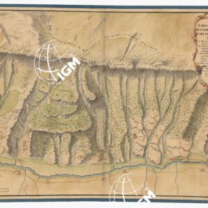 CARTA COROGRAFICA DE' CAMPI DEI SOUJETS, DEI FOURENG, E DEI POSTI DELLA CIARMETTA E DEL COLLE D'ELVA