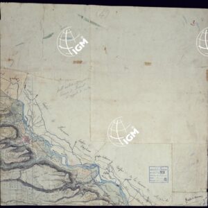 CARTA ORIGINALE DELLE VAUDE RILEVATA NEL 1832 AL 10.000 PER LO STABILIMENTO DEL CAMPO D'ISTRUZIONE, CHE EBBE LUOGO NELL'AUTUNNO DEL 1833 - Foglio 2