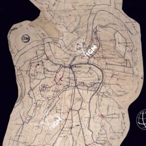MINUTE DI CAMPAGNA ALLA SCALA DI 1 20.000 DI PARTE DEL TERRITORIO DEL CIRCONDARIO DI VOGHERA ESEGUITE NELL'ANNO 1828 - FOGLIO 9.