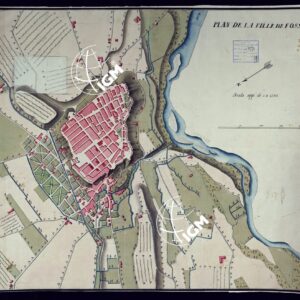 PLAN DE LA VILLE DE FOSSAN.