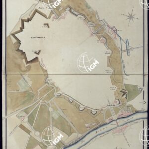 PIANTA DEI TERRENI DELLE FORTIFICAZIONI DI TORINO