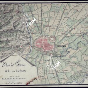 PLAN DE TURIN ET DE CES ENVIRONS.
