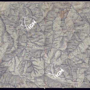 CARTA TOPOGRAFICA A CURVE DIMOSTRATIVE DI UNA PARTE DELLA REGIONE NORD-EST DEI DINTORNI DI TORINO - FOGLIO 4.